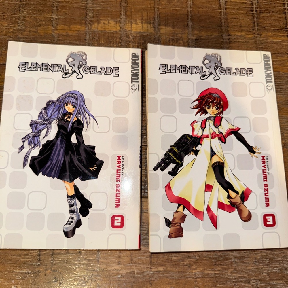 Elemental Gelade Manga Vol 2 3 Tokyopop‎ Mayumi Azuma English Paperback Lot